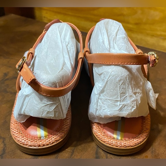 NWOB SAM EDELMAN LEATHER THONG SANDALS SIZE 8.5 - Picture 3 of 5